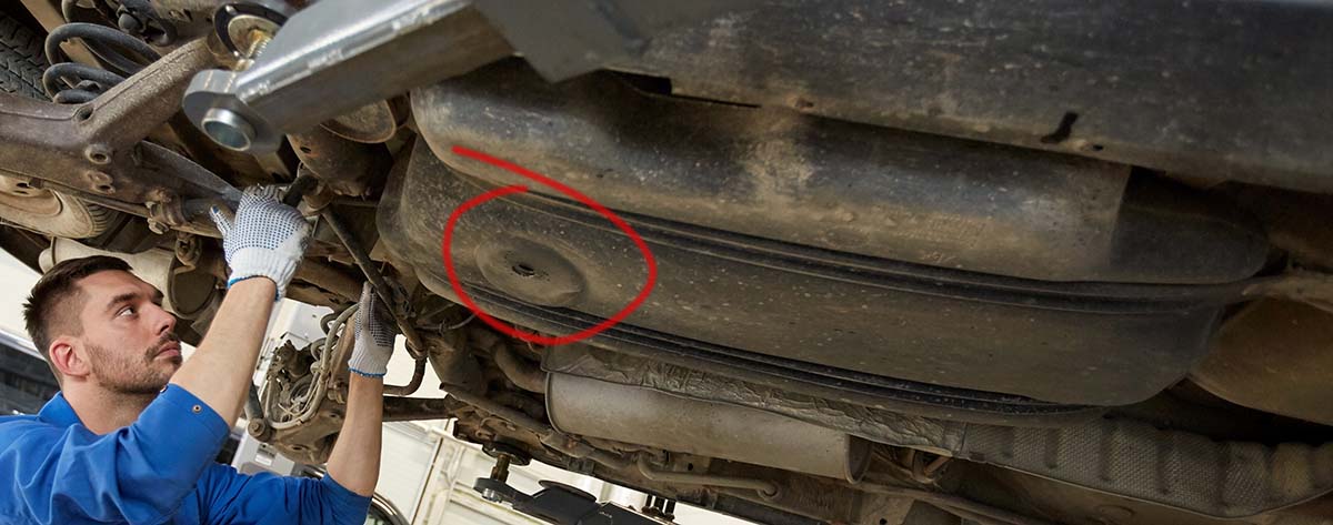 Orange Gas theft drill hole